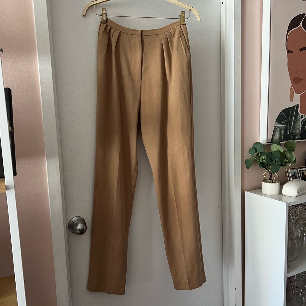 High waisted pleated trousers- urban outfitters